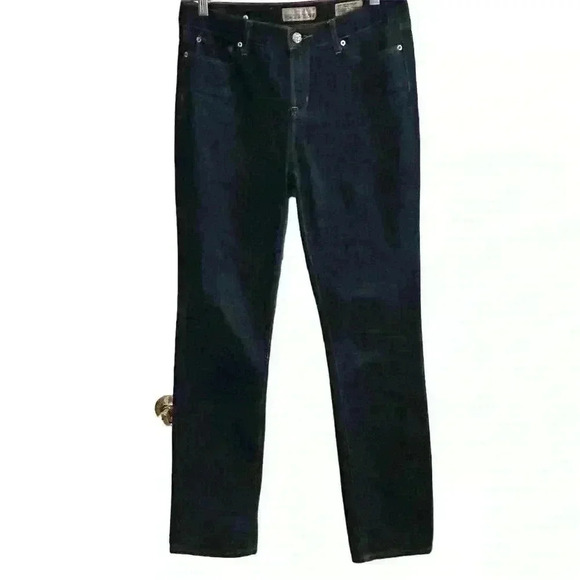 Peace of Cloth Women's Straight Jeans Size 6 Dark Blue Mid Rise - Picture 9 of 15